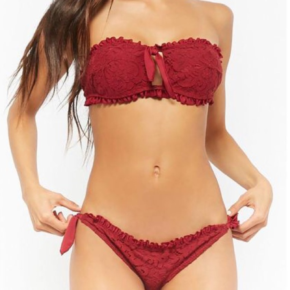 Nightwalker Lace Bandeau Set